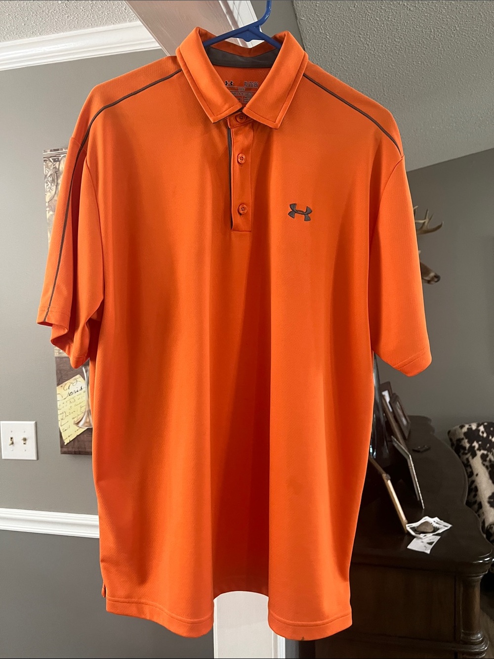 Under Armour Men's Bright Orange Performance Polo
